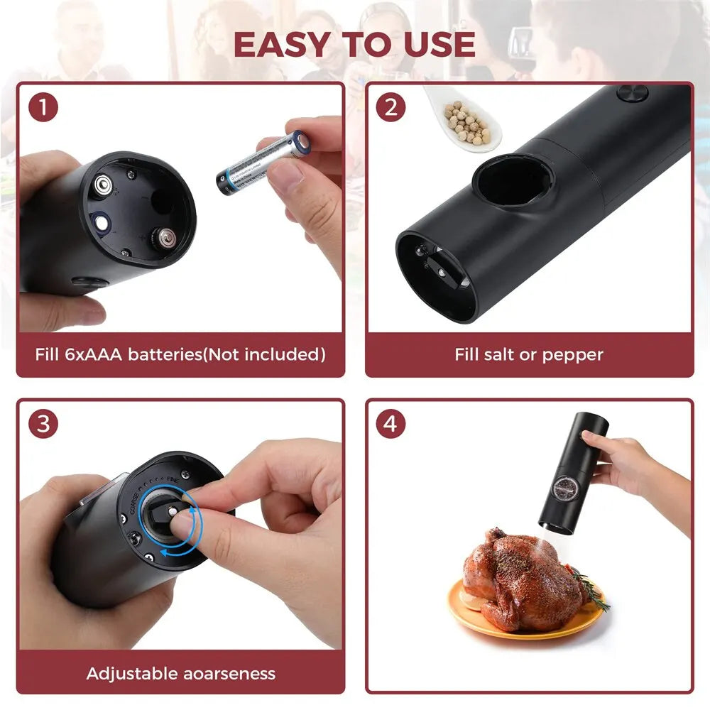 Electric Salt Pepper Grinder