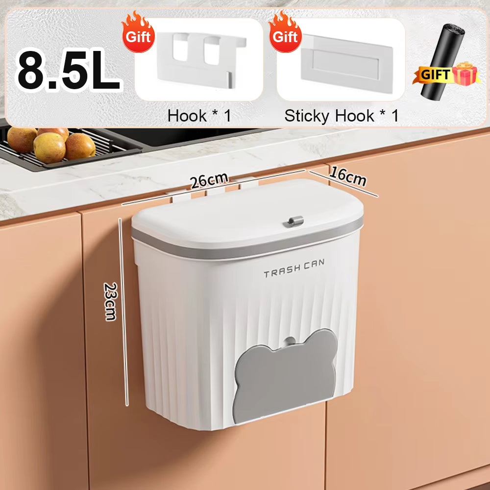 Wall Mounted Kitchen Trash Can