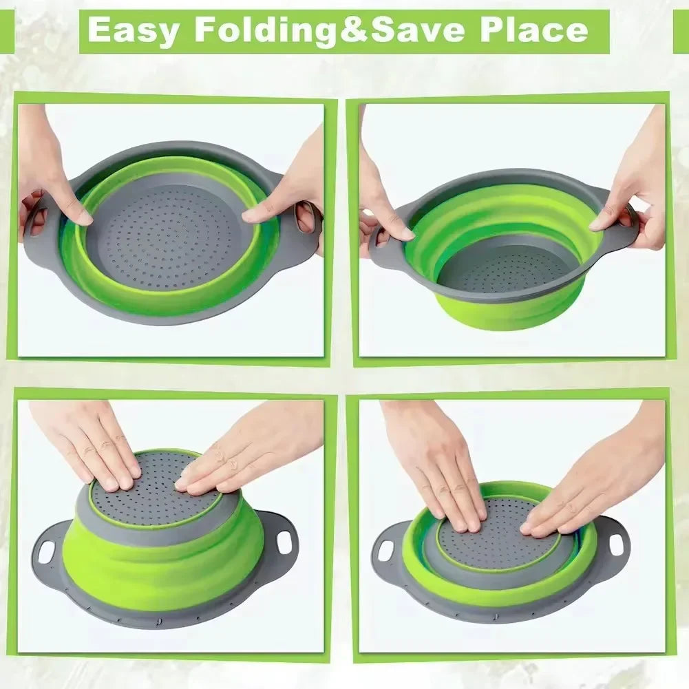 Foldable Round Drain Basket