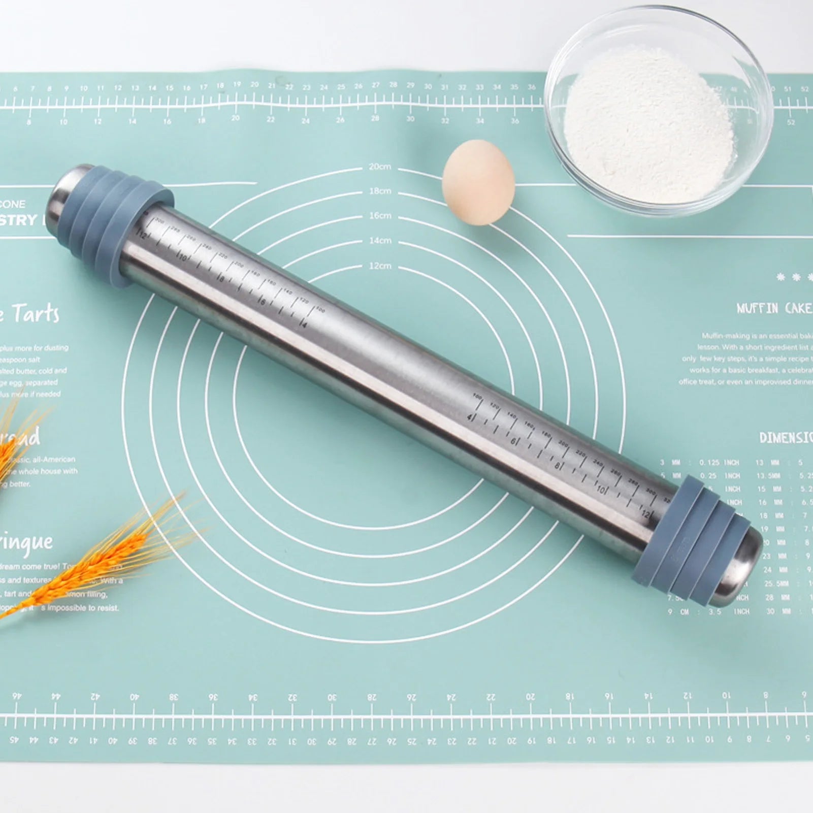 Stainless Steel Rolling Pin