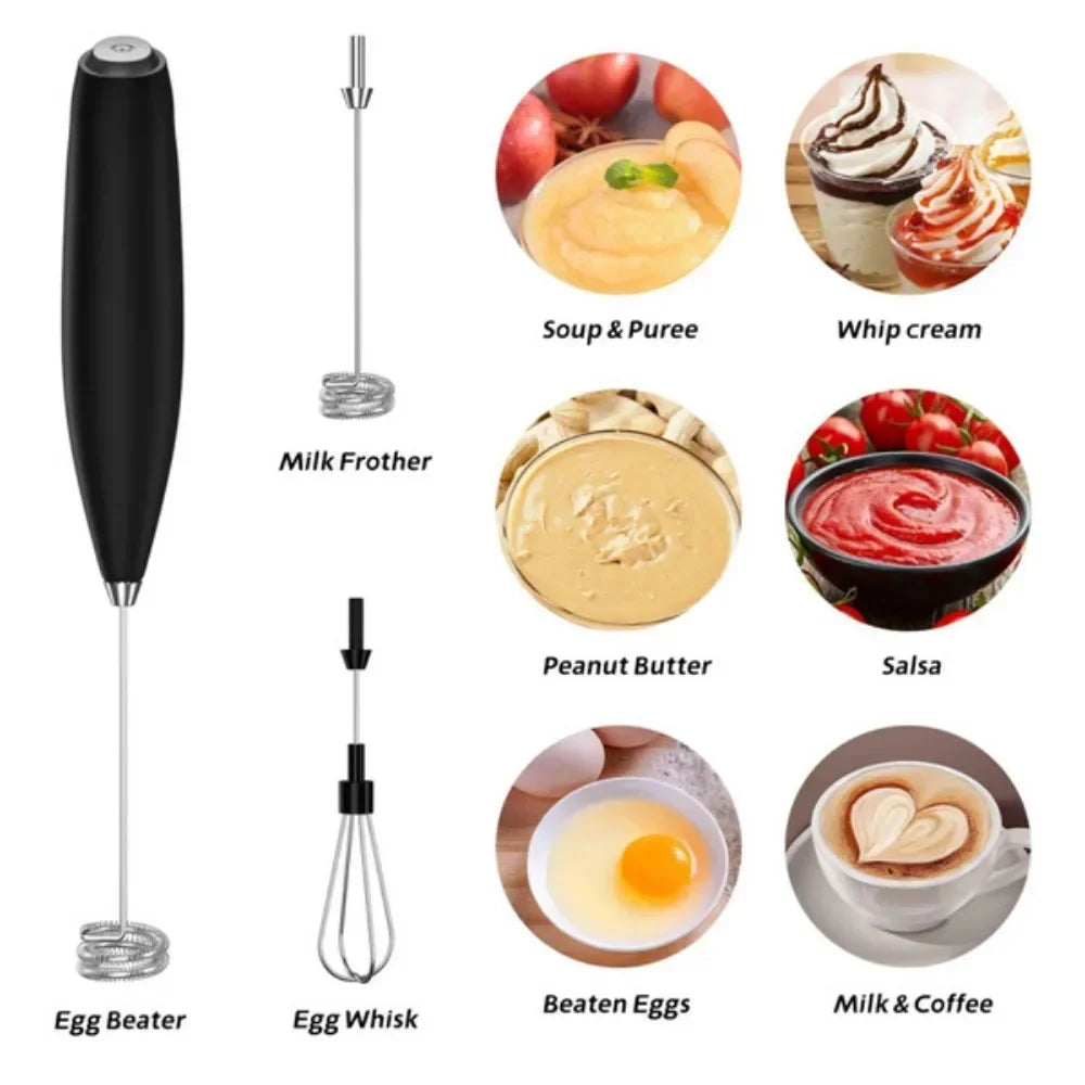 Electric Milk Frother Whisk