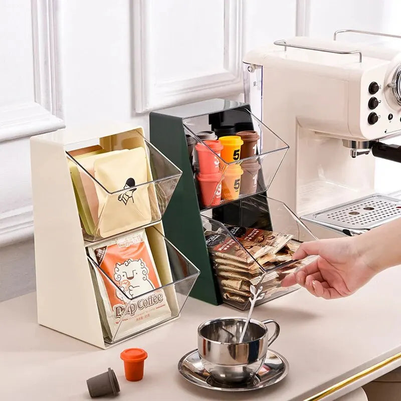Acrylic Coffee Tea Organizer