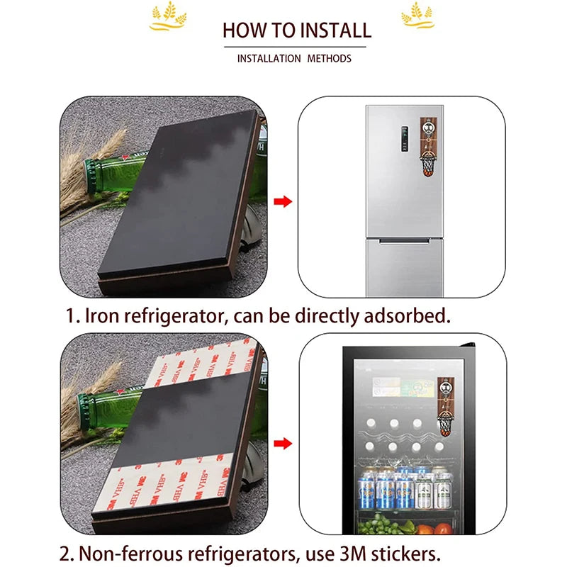 Magnetic Basketball Bottle Opener