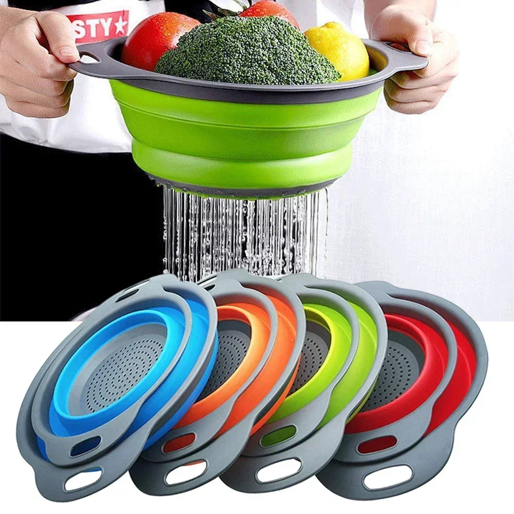 Foldable Round Drain Basket