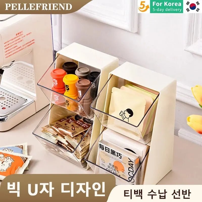 Acrylic Coffee Tea Organizer