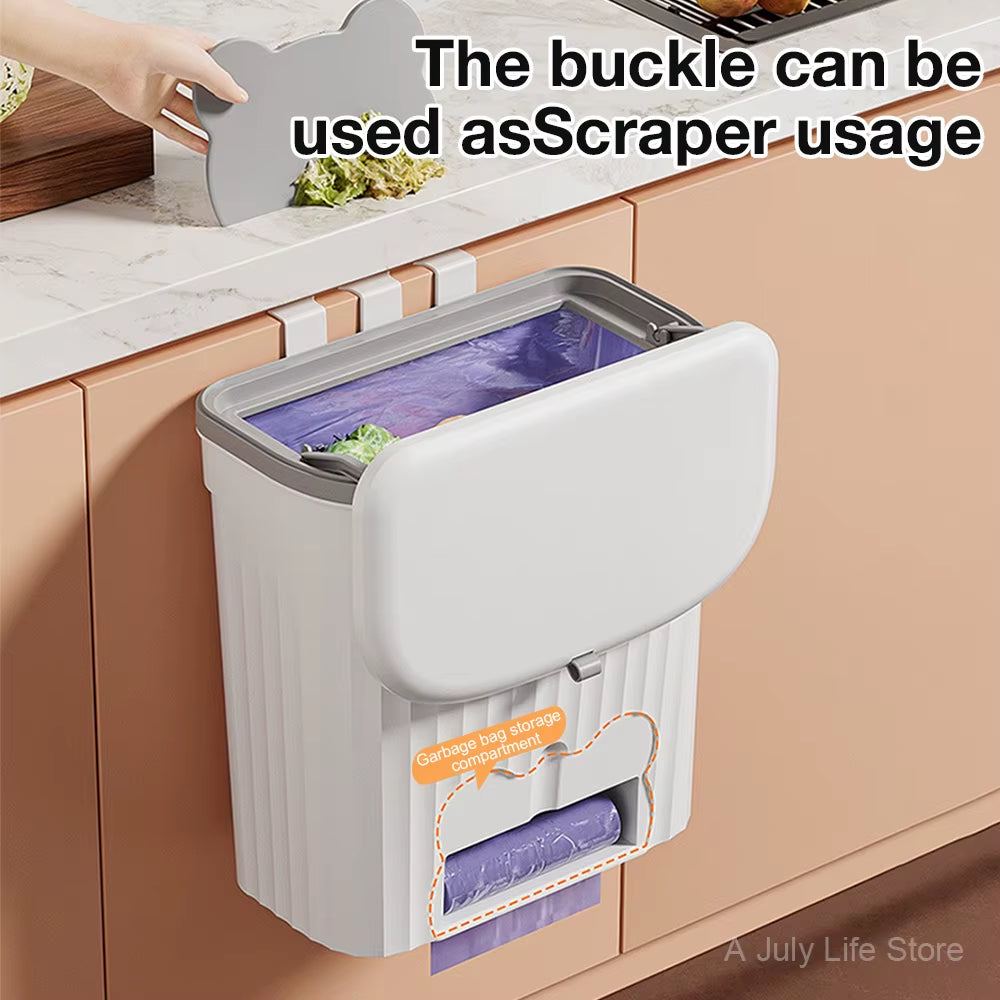 Wall Mounted Kitchen Trash Can
