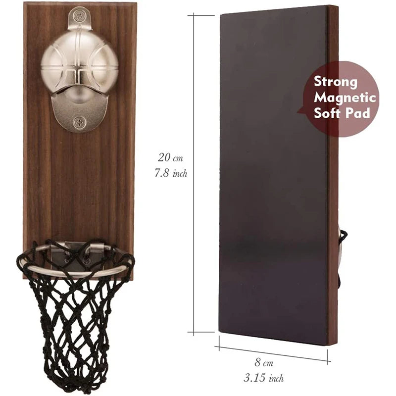 Magnetic Basketball Bottle Opener