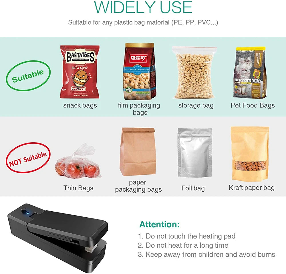 USB Mini Bag Sealer