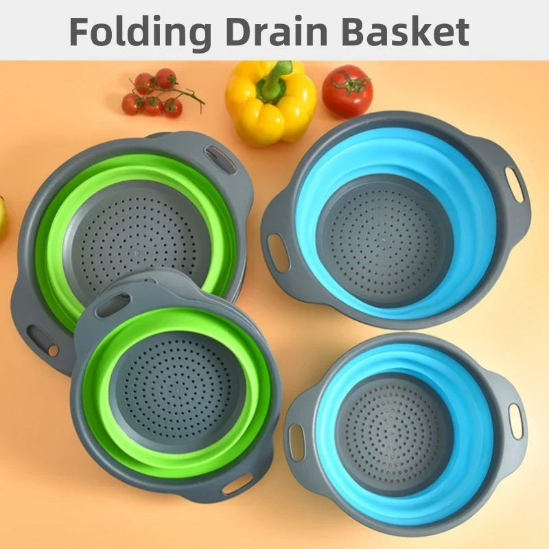 Foldable Round Drain Basket